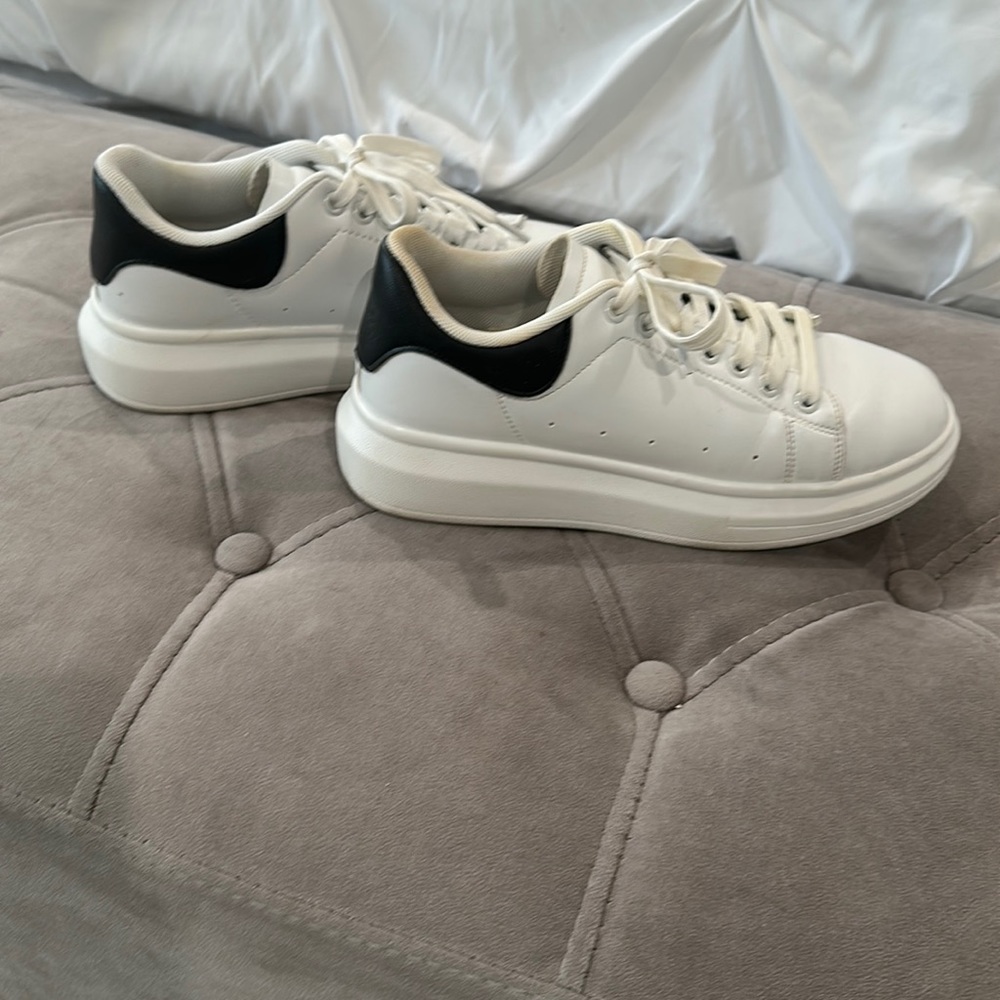 White sneakers